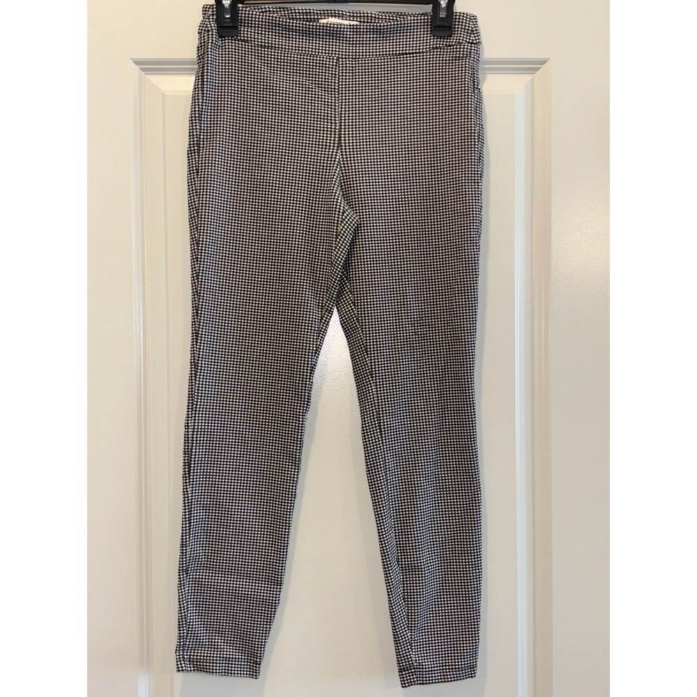 Nanette Lepore Pants Womens Small Black White Houndstooth Skinny‎ Leg Outdoor